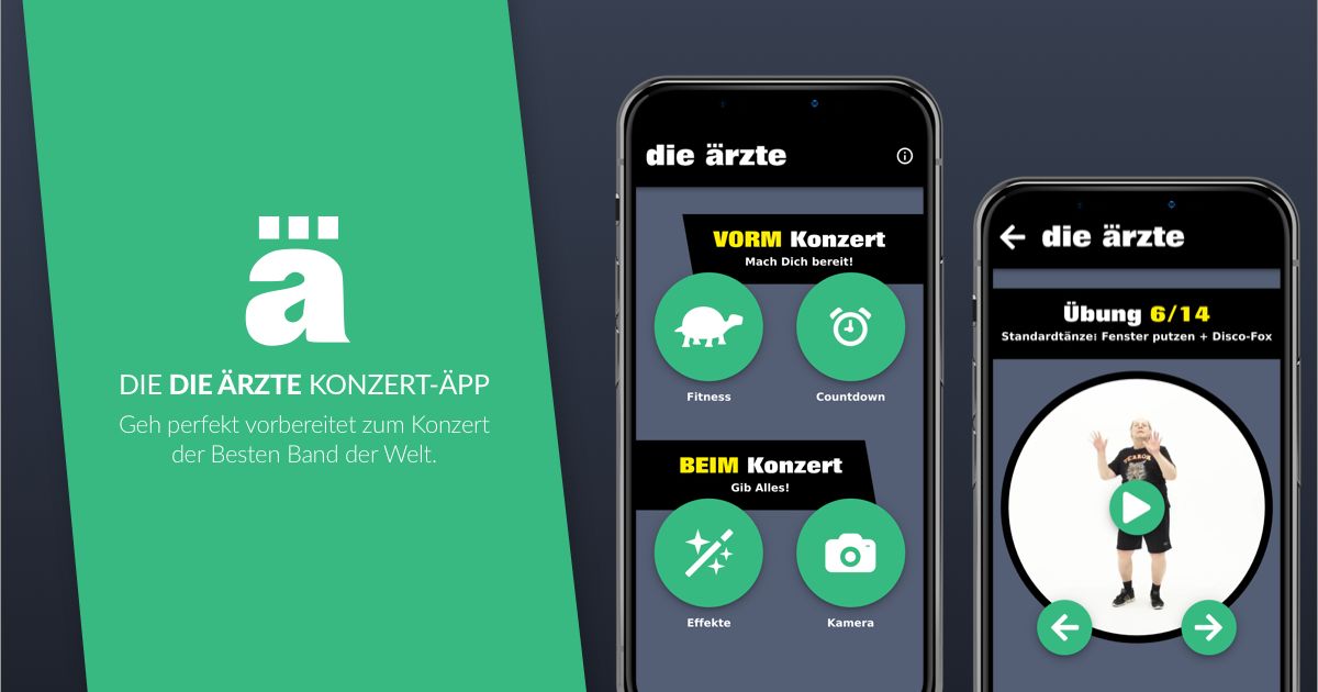 DIE DIE ÄRZTE KONZERT-ÄPP
