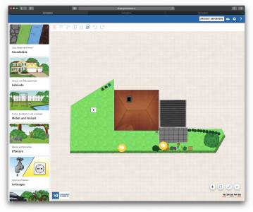 Der online Gartenplaner Screenshot